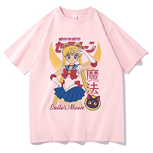 DIOMMELL Sailor Moon T-shirt Kawaii à manches courtes Cover