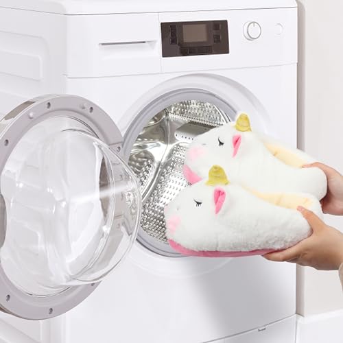 Image of Women Animal Slippers Cute Plush House Shoes Warm Novelty Cartoon | Slippers Gifts for Birthday Christmas