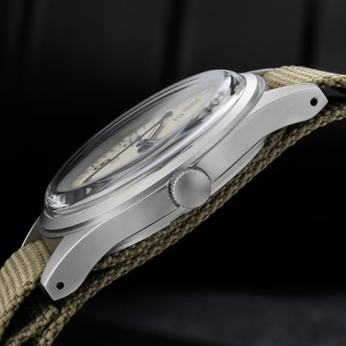 Image of TACTICAL FROG Militado ML07 36mm Field Watch, Japan VH31 Sweep Seconds or 2035 Movt, Men's Military Watch 10 ATM Waterproof Analog Watches for Men and Women Unisex Wristwatch