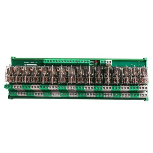 Module de relais PLC 24V 2NO 2NC rail DIN pour armoire électrique DPDT