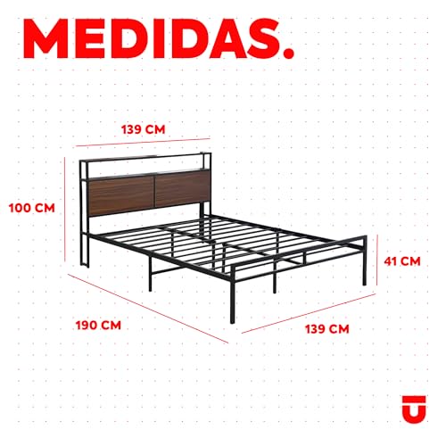 Catálogo de Cama Tubular Matrimonial los 10 mejores. 2 Imagen adicional