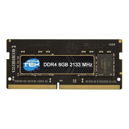 Voltaggio: 1.2 V. SIMPLETEK - Modulo RAM 8 GB DDR4 PC4-17000S (SODIMM) - 2133 MHz, Basso Voltaggio, per Notebook, AIO e Mini PC