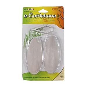 Penn-Plax Bird-Life (BA655) Natural E Cuttlebones | Enriched with Omega 3 and Vitamin B1 | Great for All Birds | 2 Cuttlebone Treats per Package