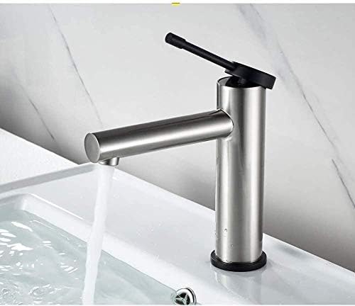 Mélangeur de lavabo à poignée unique idéal pour remplacer un vieux robinet fuyant