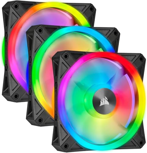 Corsair QL120 RGB Ventola con 102 LED RGB PWM Regolabili,