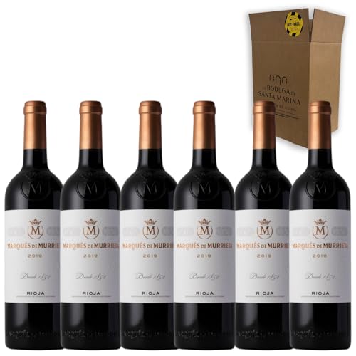 Marqués de Murrieta Reserva - Ideal para Maridar con Carne y Comida Mediterránea - Pack 6 Botellas 75cl