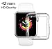 Apple Watch Case 42mm, Ultra-thin Full Coverage TPU iWatch Case, Anti Scratch 0.25mm iWatch Screen Protector for Apple Watch iwatch Nike+ / Edition / Hermès / Series 3 / Series 2