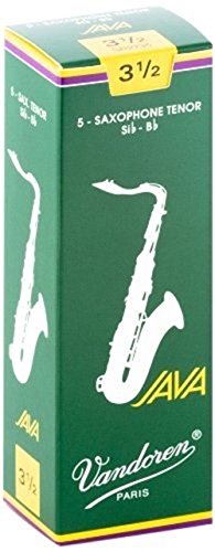 Wingsmarketshop Vandoren JAVA Tenor Saxophone Reeds Traditional Reeds Strength 3.5 Box of 5 NEW!