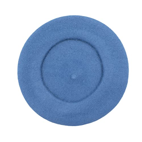 Image of Klong Women Wool Beret Hat French Style Solid Color