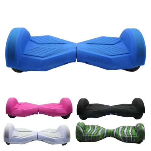 Housse de protection en silicone pour scooter électrique de 6,5 pouces, 8 pouces et 10 pouces - Résistant aux rayures et à l'eau - Convient aux roues de...