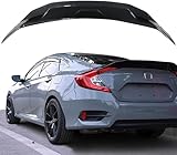 AAriguthel Rear Spoiler Wing Compatible with 2016-2021 Honda Civic Sedan Spoiler Trunk ABS Rear Spoiler Wing Lip for Honda Civic 10th Gen 4-Door Sedan Accessoriesear