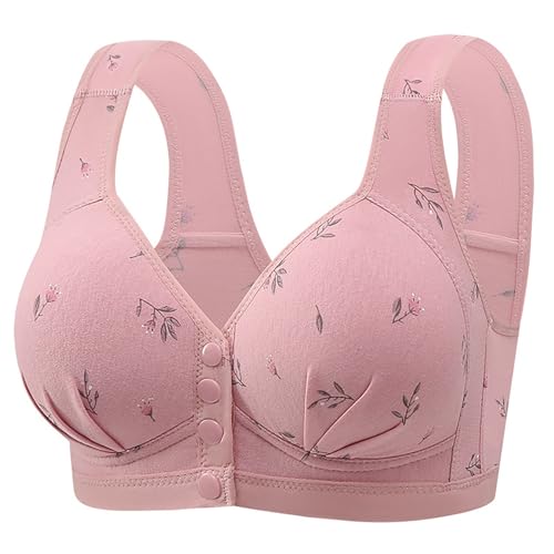 Cocila Sujetadores Reductores Sujetador Frontal para Mujer, Talla Grande, Sin Aros, Antiflacidez, Copa Fija, Estilo Chaleco Tirantea Brasieres De Mujer Sexy Triangular Espalda Nina Algodon con