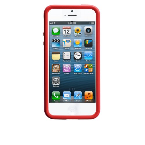 Case-Mate Tough Case for iPhone 5/5S - Retail Packaging - Pink/Red