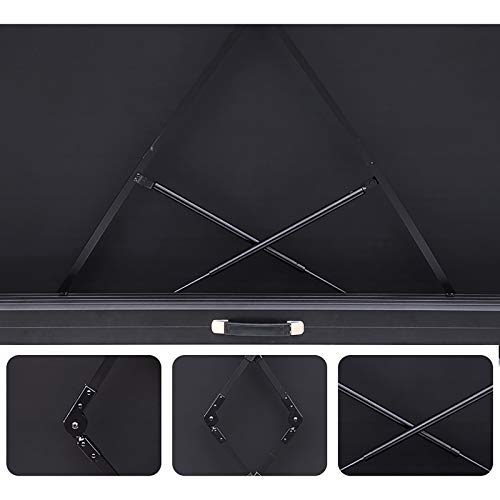 Pantalla de proyector manual portátil 84'' 4:3 miniatura 2