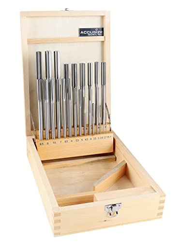 Accusize Industrial Tools 5500-SB00 1-13 Mm By 0.5 Mm High-Speed Steel Chucking Reamer Set In A Fitted Case thumb #6