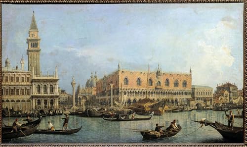 Tableaux Mural sur Toile pour Grand Mur Vide - Décoration Canaletto Venise 60x90cm