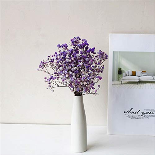 Artificial Flowers Dried Babies Breath Flowers Bouquets, Faux Flower Stems Fake Gypsophila Plants Flowers For Weddings, Home Decorate, White #TOP5