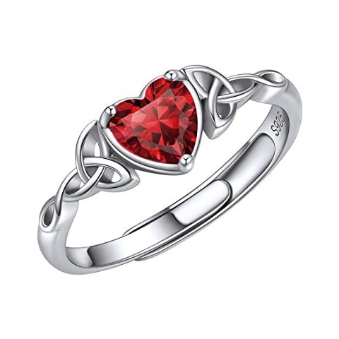 Anillo Triqueta Mujer Plata de Ley 925 Nudos Célticos Irlandeses Cover