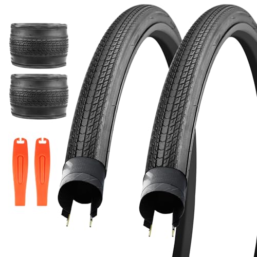 ZUKKA Rennrad Fahrradreifen 28 Zoll-2er-Pack Rennrad Reifen Faltbar 700 x35C Fahrrad Rennradmantel 37-622 für Fahrrad für Gravel Bike Mountainbike MTB