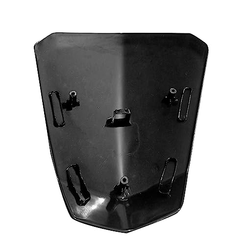 Image of WAZA TVS NTORQ 125 Windshield Front Panel Headlight Visor Bike Wind Deflectors Windscreen Glass Black Protector Superior ABS /PC Plastic