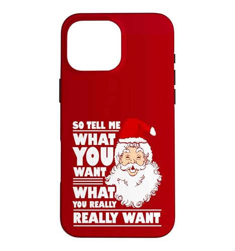 Santa Claus Tell Me What You Want �ʔ����N���X�}�X �X�}�z�P�[�X iPhone 16 Pro Max �p