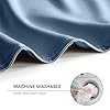 YnM Exclusive Cooling Duvet Cover for Weighted Blankets with 16 Strings (Blue Grey, 48"x 72") #4