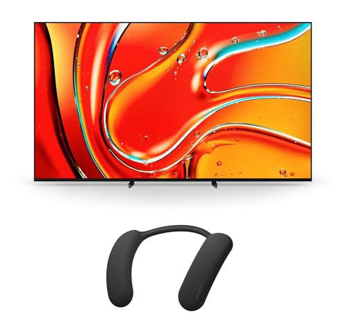 Bundle aus Sony BRAVIA 7 QLED (XR l Mini LED) 85 Zoll 4K HDR Google Smart TV (2024) 85XR70 + Sony BRAVIA Theatre U – Dolby Atmos Nackenlautsprecher, Bluetooth