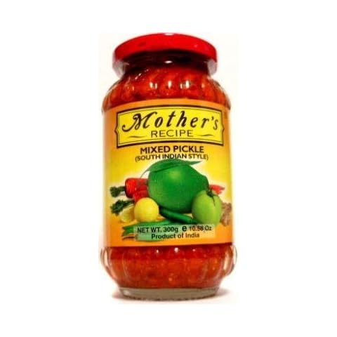 Mother's Recipe Mixed Pickle ** (Authentic Indian Taste) ** (Product of India) ((10.58 Oz (300 gm)) Cover