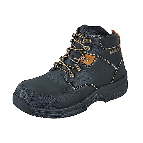 Orthofeet Men's Orthopedic Leather Granite Waterproof Work Boots