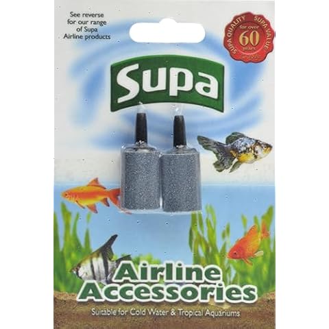 Supa Airline Airstone Twin Pack for Aquariums Cover