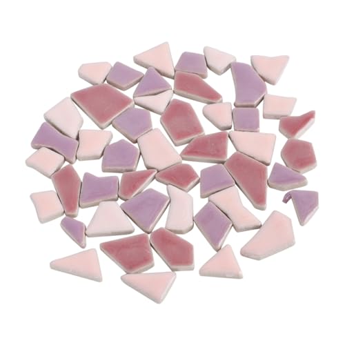 Céramique glacée irrégulière aux éclats colorés intenses pour mosaïque
