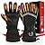 LUWATT Heated Gloves for Men Women - Rechargeable Battery Electric Heating Ski & Winter Warm Thermal Gloves for Skiing, Snowboarding, Hiking, Hunting, Camping & Raynaud Winter Sports Size L