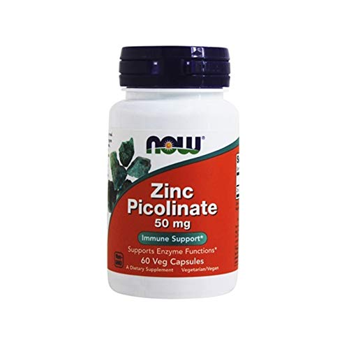 Zinc Picolinato 50 mg Now Foods 60 cápsulas vegetales
