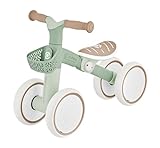 Globber Bicicleta de Equilibrio para Aprendizaje de la Camina: 12 Meses a 3 Años - Garantía de 2 Años (Pistacho)