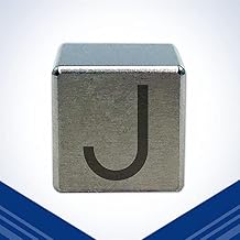 Tungsten Engraved Cube - 0.5" J