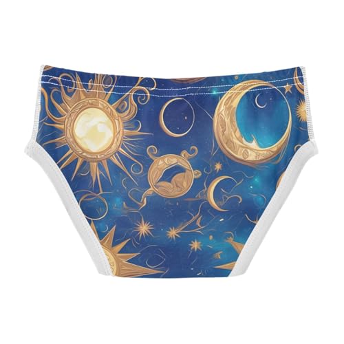 KLL Moon Sun Star Alchemy Magical Toddler Boys' Soft Boxer Briefs Cute Children Panties2