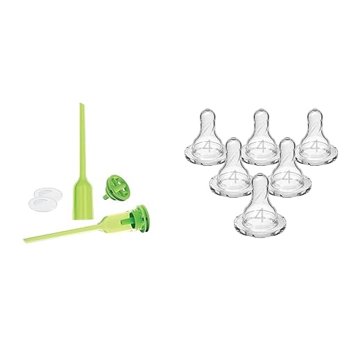 Miniatura 1 de Dr. Brown's Opciones de flujo natural+kit de ventilación de repuesto, estrecho, 2 unidades (paquete de 1) y Dr. Brown's Natural Flow Level 4