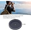 Vikye Adjustable Iris Aperture Diaphragm from 2 to 50 mm, Improved Image Quality, Wide Application, Compact, Aluminum Alloy, 16 Blade Design
