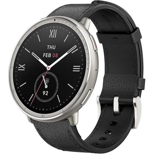 Amazfit Active 2 Smart Watch 44 mm, NFC-betalning, AI, röststyrning, GPS och gratis kortmaterial, 10 dagars batteri, fitnessspårare med 160+ sportlägen, 5 ATM vattentät för Android och iPhone, Svart