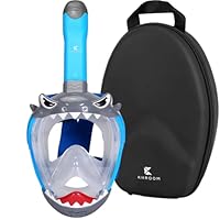 Snorkelmasker voor kinderen 180° panoramisch vrij ademend