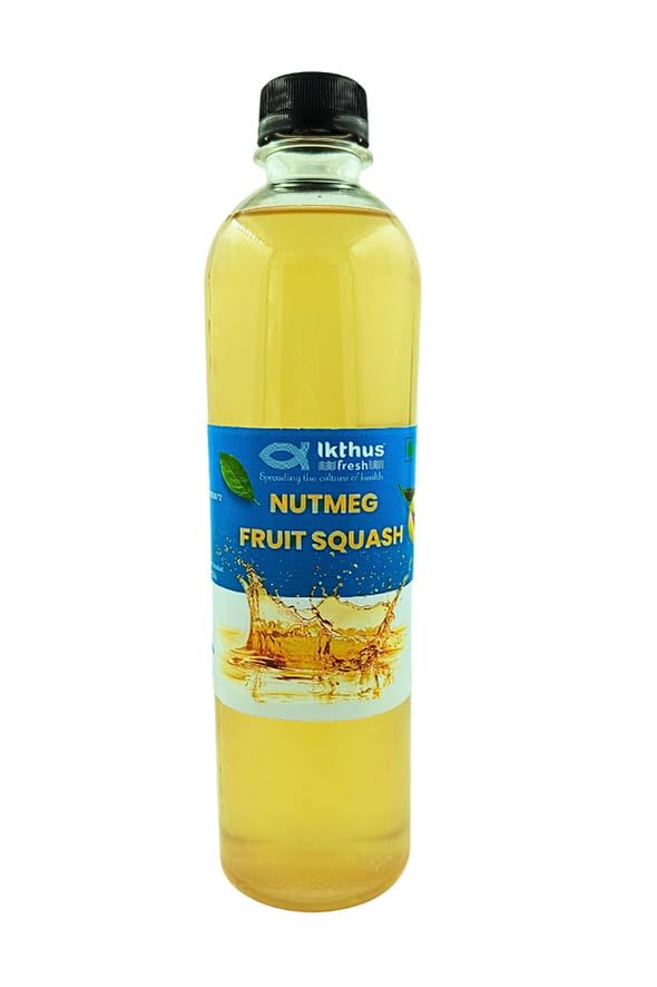 Ikthus | Nutmeg Fruit Squash | Natural Drink | Refreshing Tropical Beverage | Fresh Nutmeg Fruit | No Artificial Flavors or Colors | 500 ml-image-47