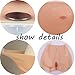 gskinart Silicone Fake Vagina Siliocne Pants Underwear Fake Butt Crossdressing Apparel Male to Female for Crossdresser Drag Queen (US, Alpha, Large, Large, Regular, Regular, color3)