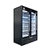 Beverage Air MT53-1B 54-1/4? W x 78-3/8? H, Reach-in Refrigerated Two Glass Door Merchandiser Display, 41.66 Cu. Ft. Capacity
