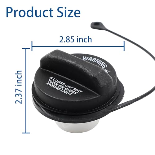 JEEFHO Black Aluminum Fuel Cap For 2005-2009 Subaru Legacy, Outback, 2006-2007 B9 Tribeca, 2008-2012 Tribeca. Replaces# 42031AG00A by JEEFHO - Image 6