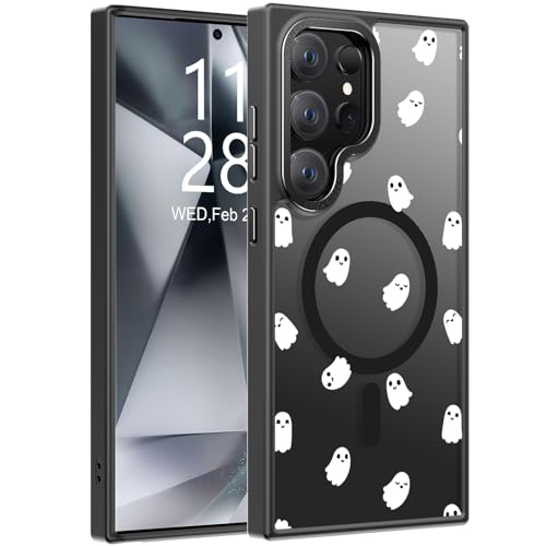 Coque fleurie Galaxy S25 Ultra mate pour femmes protégeant l'écran au quotidien