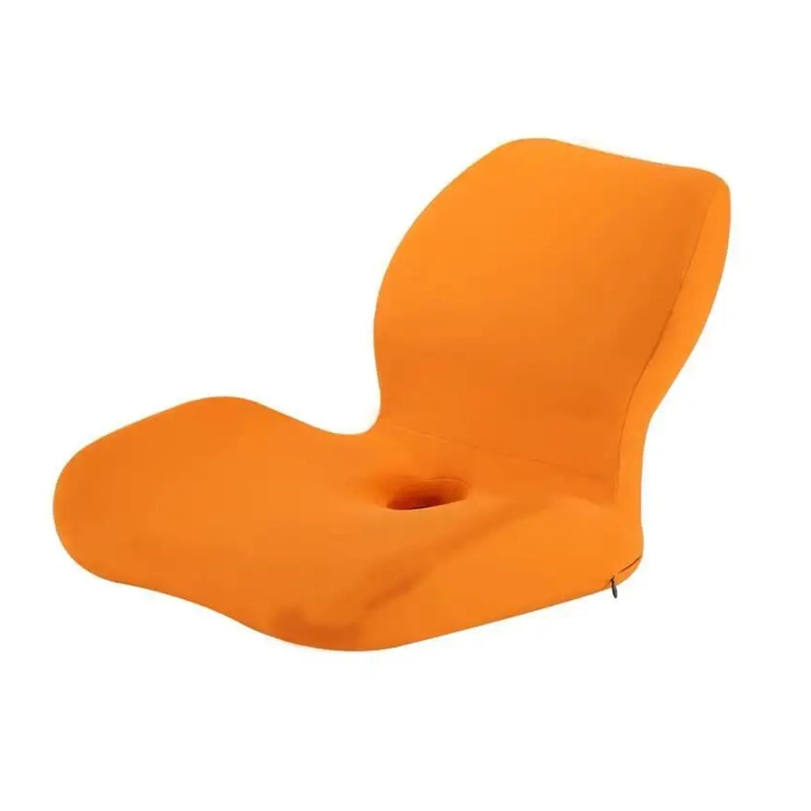 Hviyroi car seat cushion Memory Foam L Type Seat Cushion Hip Waist Support(Orange)