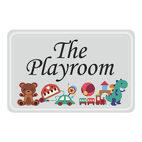 The Playroom - Kids Bedroom Door Sign Can Be Personalised With Any Name - Door Plaque,Girls/Boys,Nursery,Decor,Kids Room