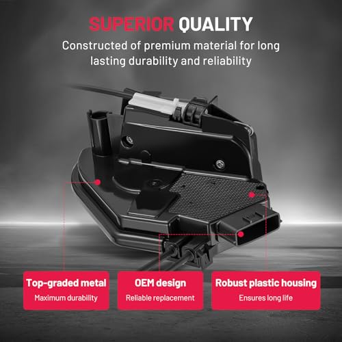 Image of SYERAL Rear Left Driver Side Door Latch Lock Actuator Compatible with Nissan Altima 2013-2018 Replaces 82501-3TA0B, 82501-3TA0A, 825013TA0A, 825013TA0B, SM2045, 937-977, APDLA0167