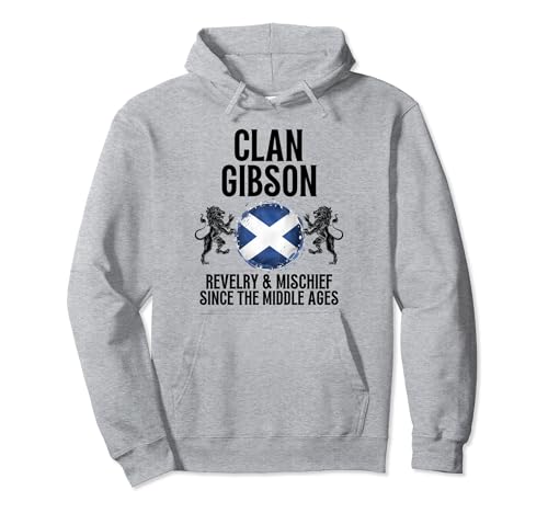 Gibson Clan Scottish Apellido Scotland Heráldica Sudadera con Capucha