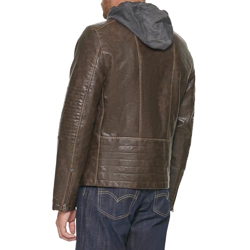 Image of Levi's Men's Faux Leather Racer Jacket